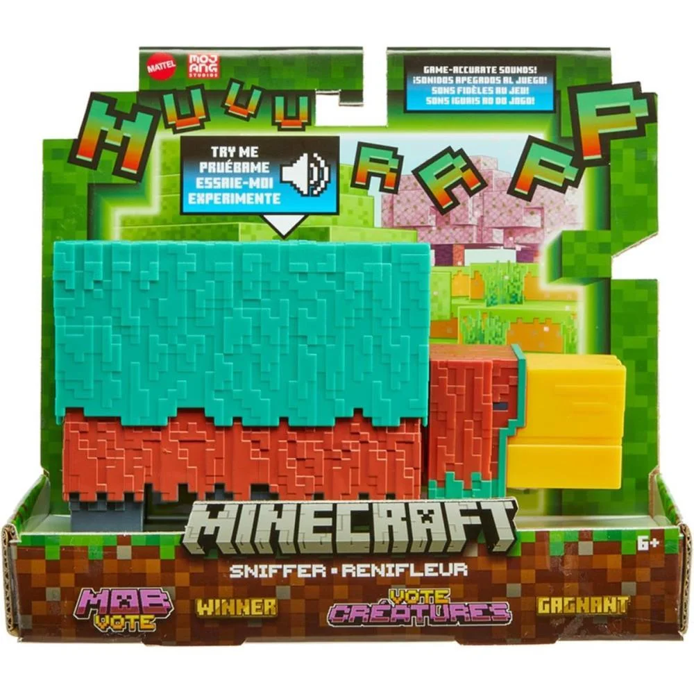 BONECO E PERSONAGEM MINECRAFT VANILLA SNIFFER 21CM MATTEL (UNIDADE) - imagem 14