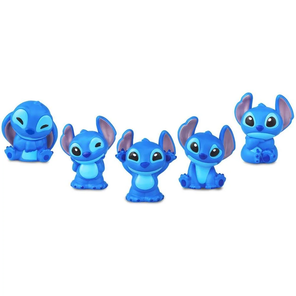 BONECO E PERSONAGEM STITCH 6CM COM 5 LITTLE FIGS CARDOSO TOYS (UNIDADE) - imagem 5