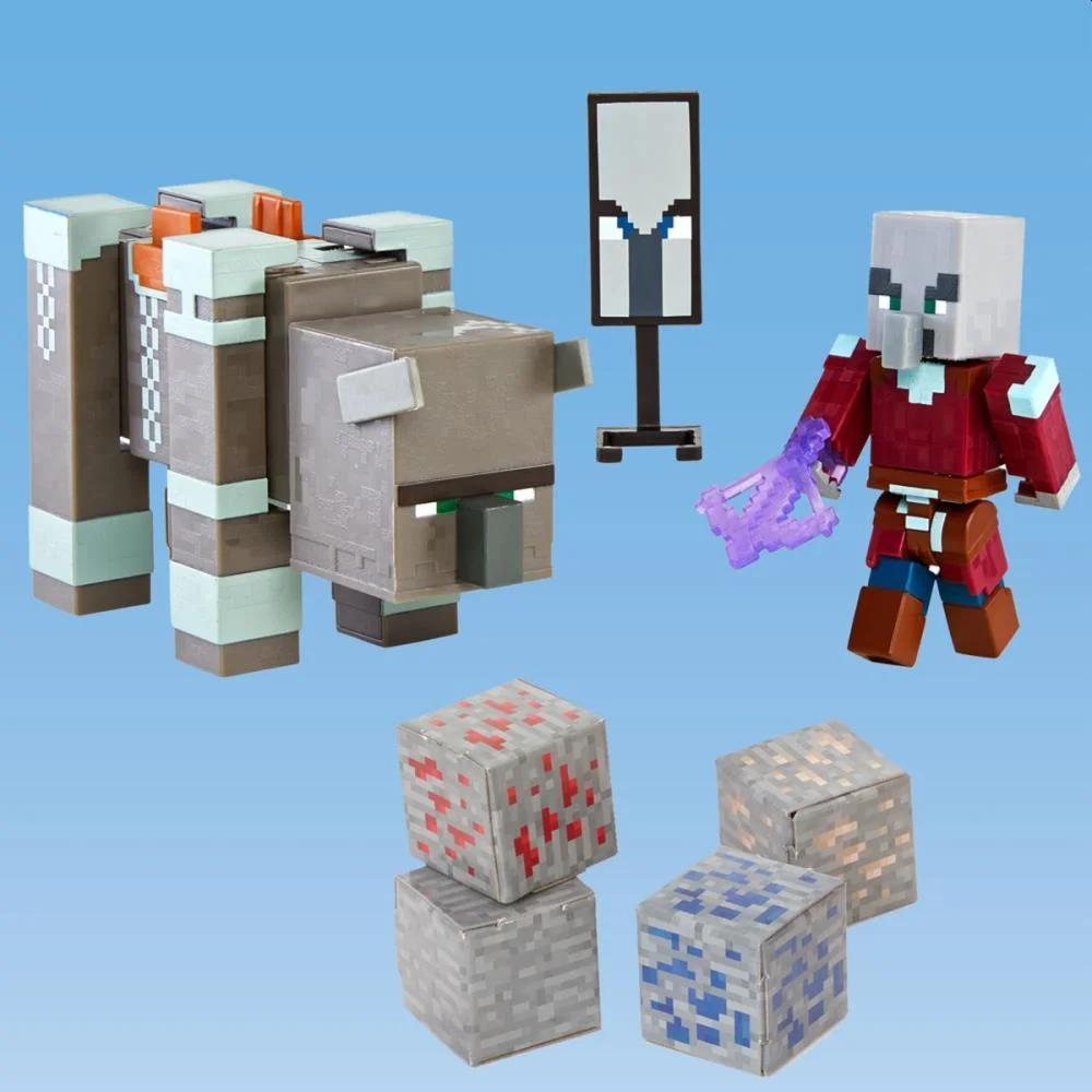 BONECO E PERSONAGEM MINECRAFT 2-PACK FIG. 8CM (S) MATTEL (UNIDADE) - imagem 5