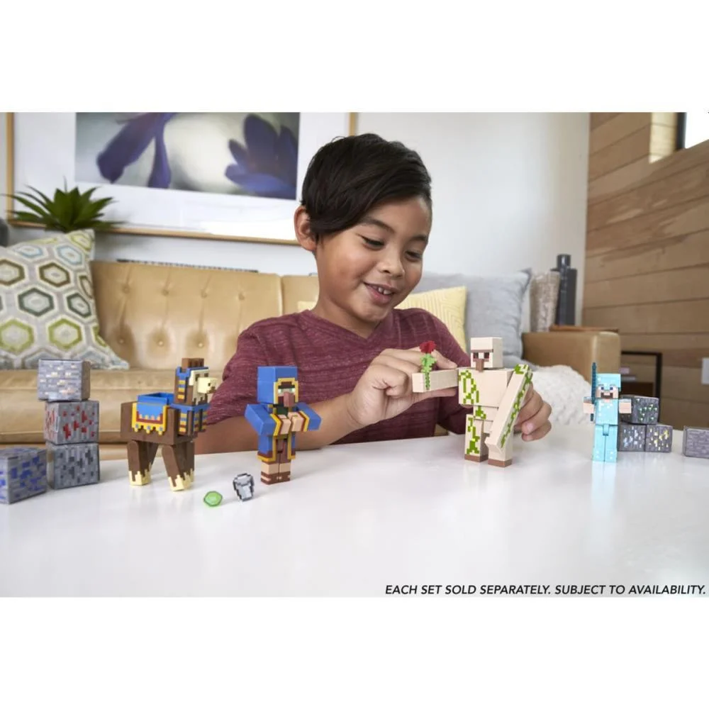 BONECO E PERSONAGEM MINECRAFT 2-PACK FIG. 8CM (S) MATTEL (UNIDADE) - imagem 9