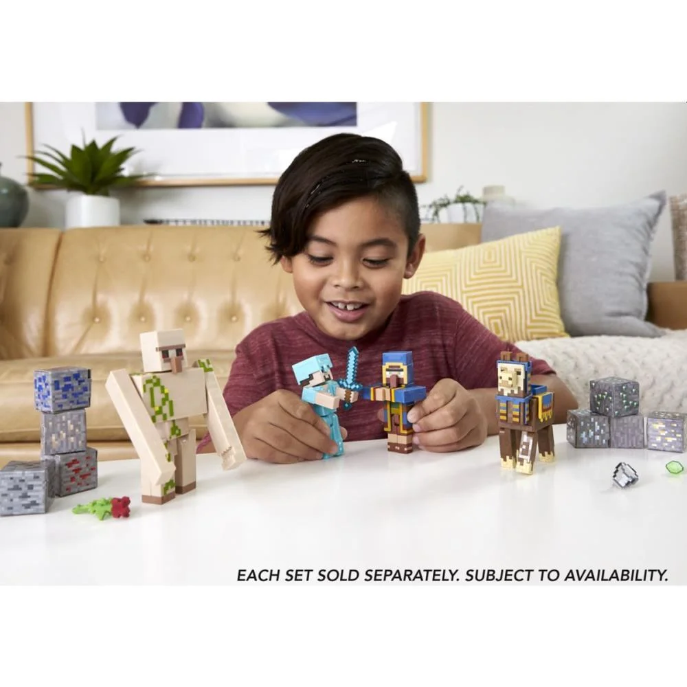 BONECO E PERSONAGEM MINECRAFT 2-PACK FIG. 8CM (S) MATTEL (UNIDADE) - imagem 10