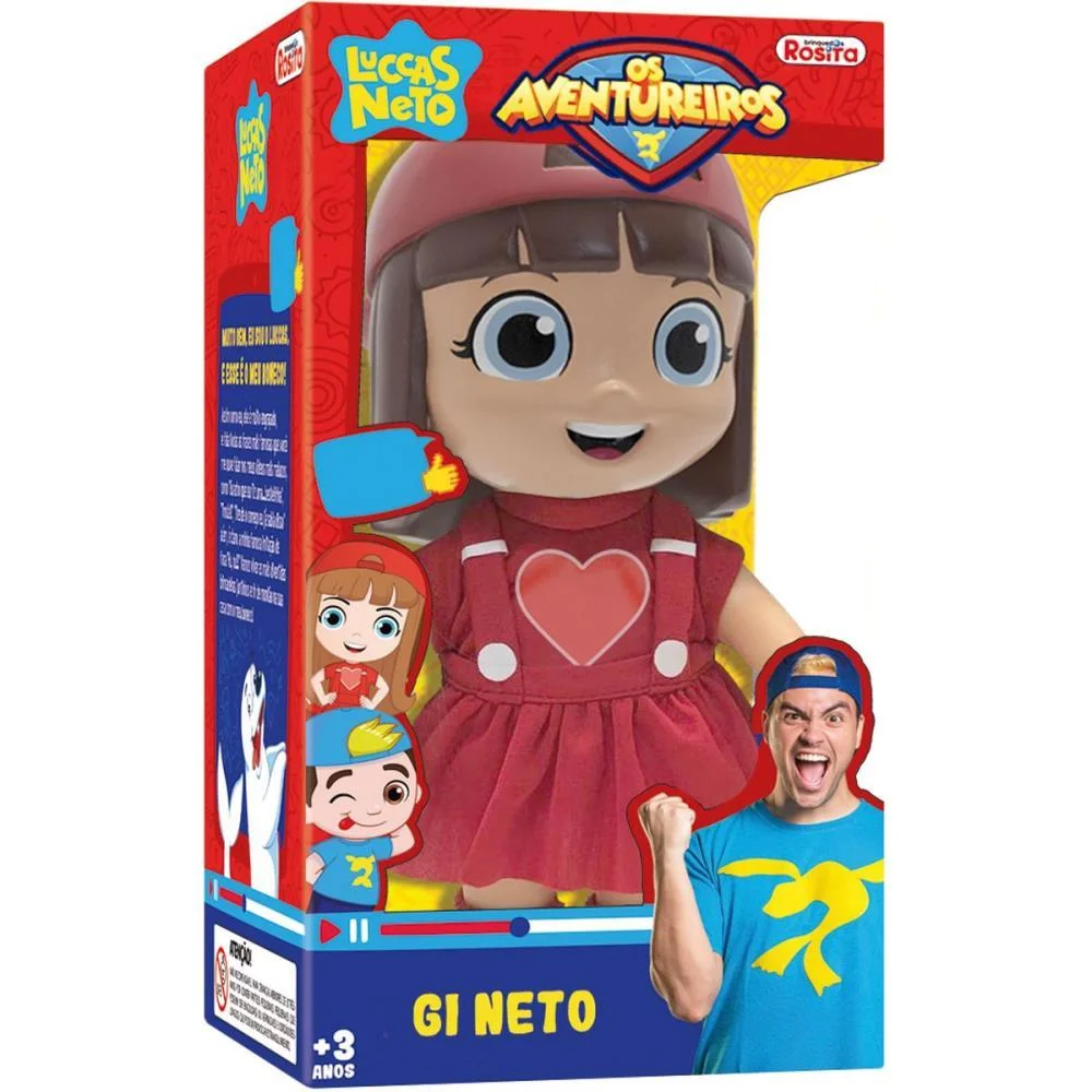 BONECO E PERSONAGEM GI NETO ARTICULADO 27CM BABY BRINK (UNIDADE) - imagem 4