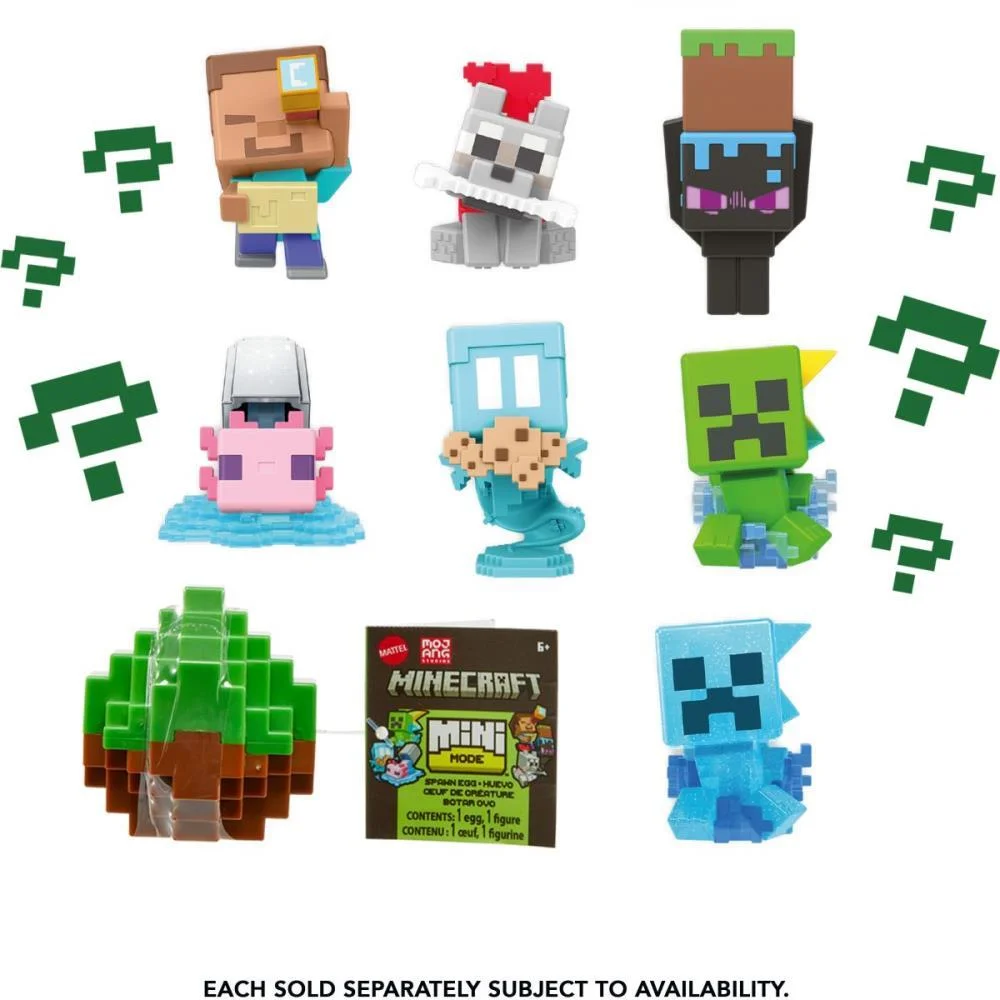 BONECO E PERSONAGEM MINECRAFT VANILLA MINI OVOS(S) MATTEL (UNIDADE) - imagem 2
