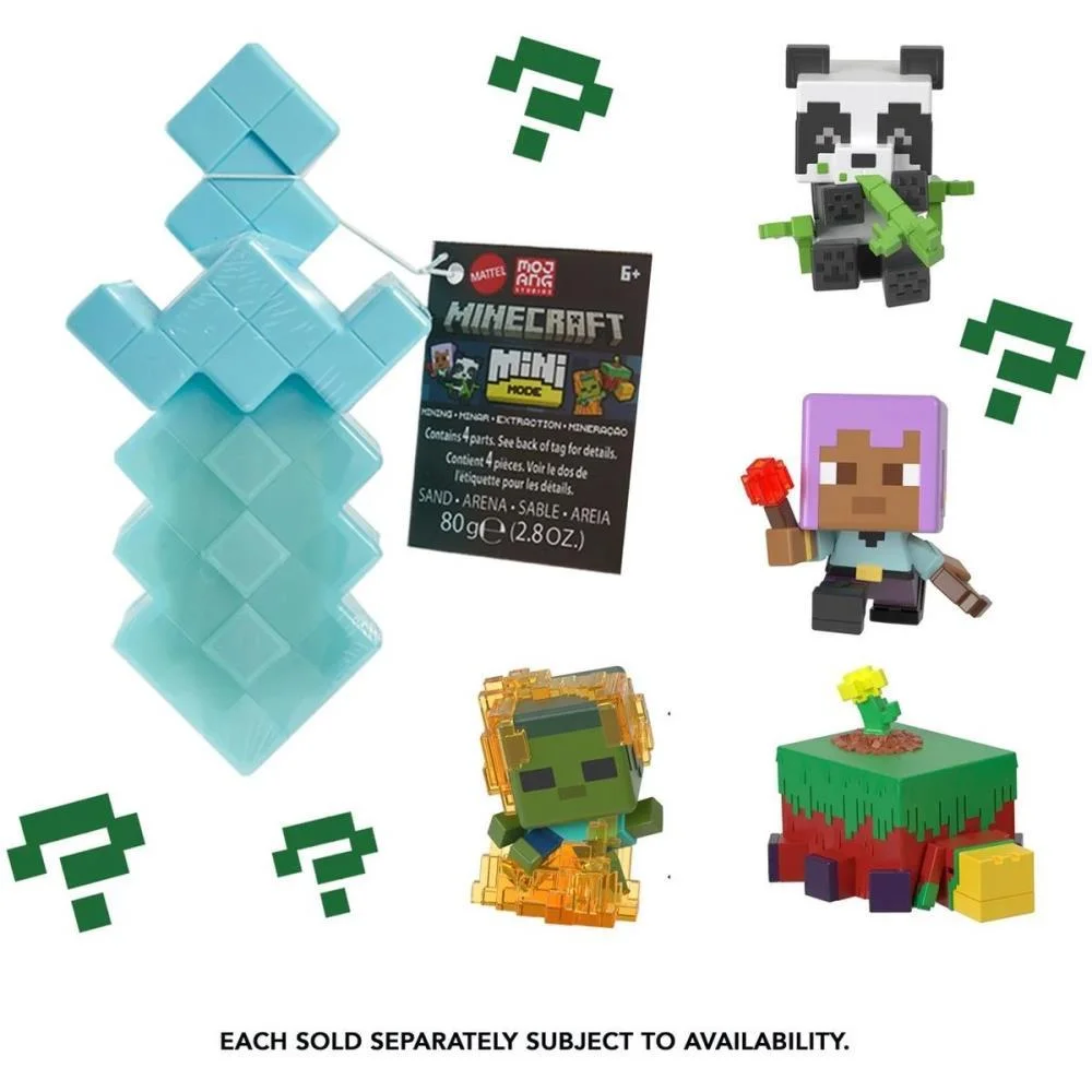 BONECO E PERSONAGEM MINECRAFT VANILLA MINING 3,8(S MATTEL (UNIDADE) - imagem 4