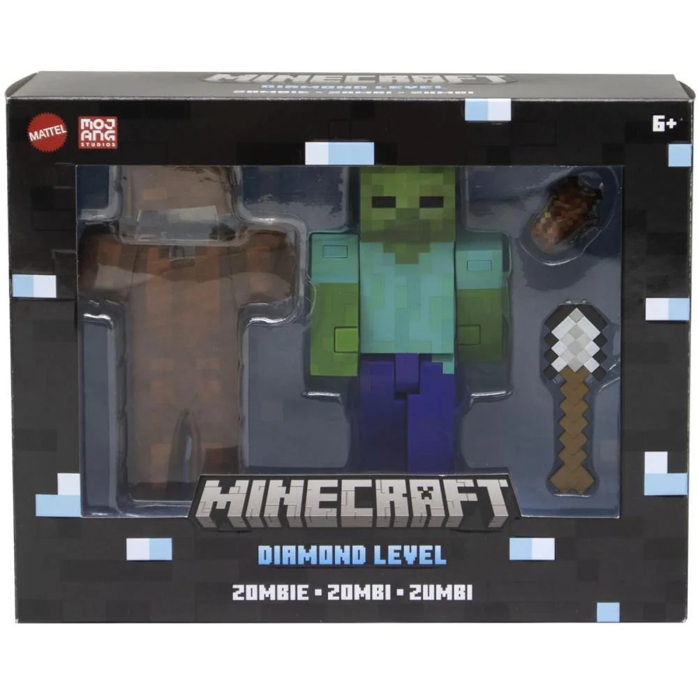 BONECO E PERSONAGEM MINECRAFT DIAMOND LEVEL 13,9(S MATTEL (UNIDADE) - imagem 8