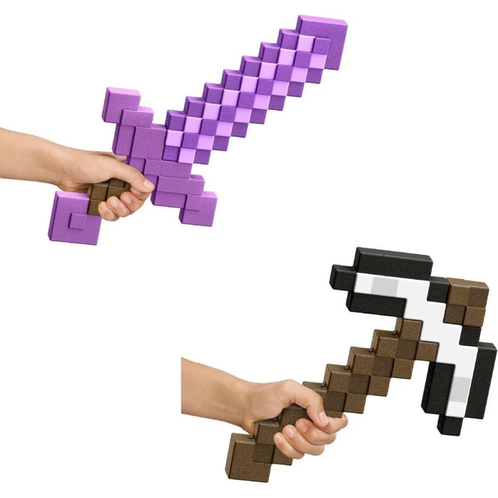 BONECO E PERSONAGEM MINECRAFT ARMAS DE BATALHA (S) MATTEL (UNIDADE) - imagem 7