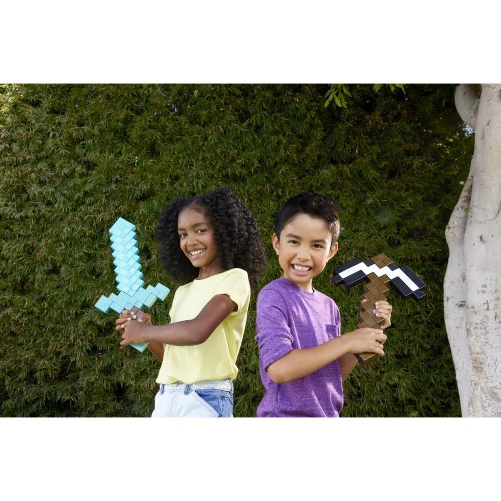 BONECO E PERSONAGEM MINECRAFT ARMAS DE BATALHA (S) MATTEL (UNIDADE) - imagem 9