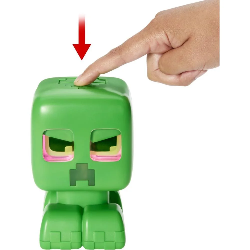 BONECO E PERSONAGEM MINECRAFT CREEPER SOM E LUZ MATTEL (UNIDADE) - imagem 3