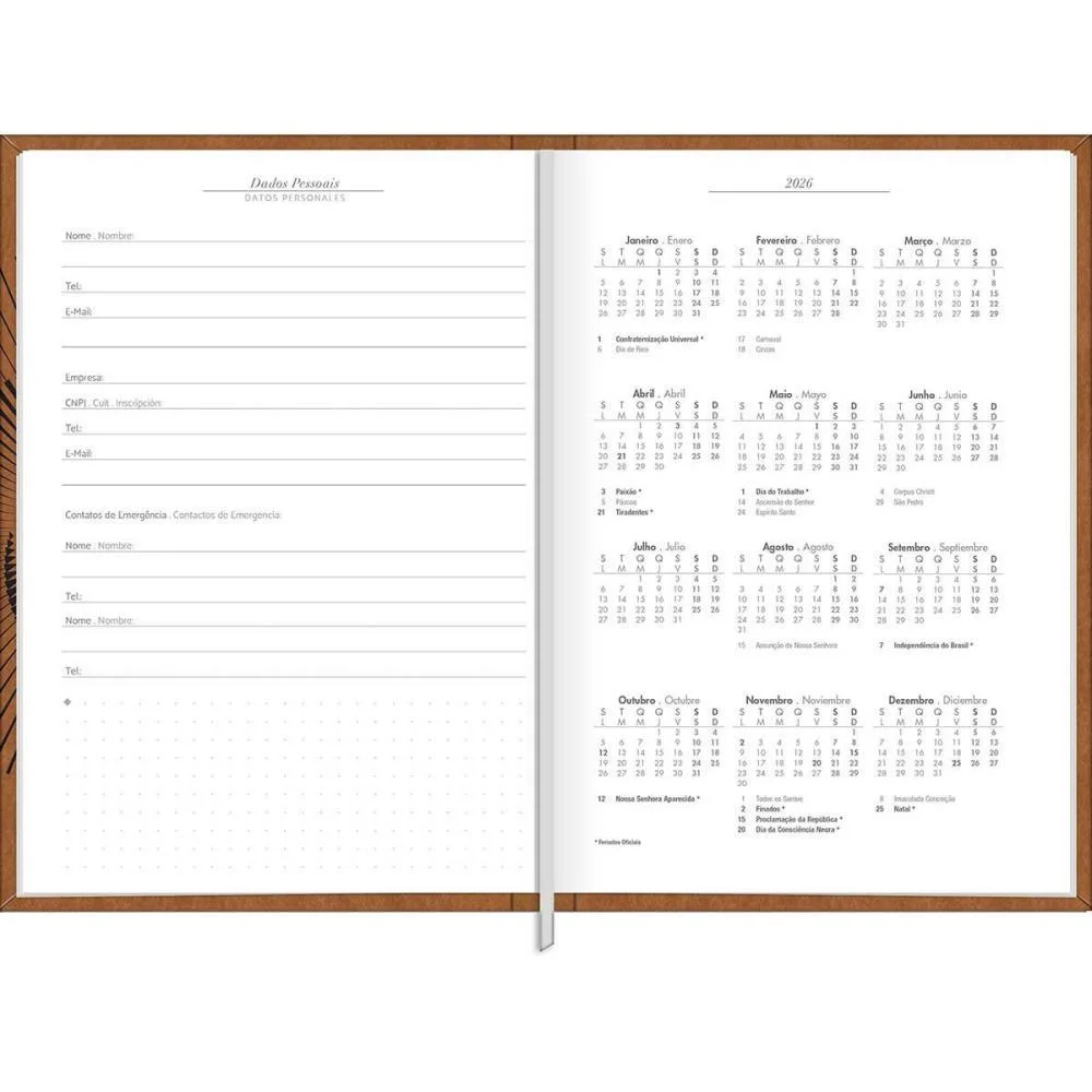 AGENDA 2026 PRATIKA CORES COST 176F145X205 TILIBRA (PCT.C/05) - imagem 4