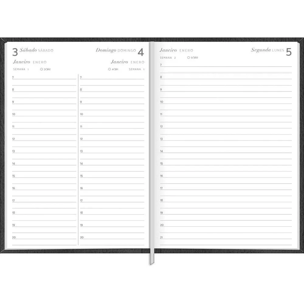 AGENDA 2026 TORINO COST PRETA 176F 134X192 TILIBRA (PCT.C/04) - imagem 3