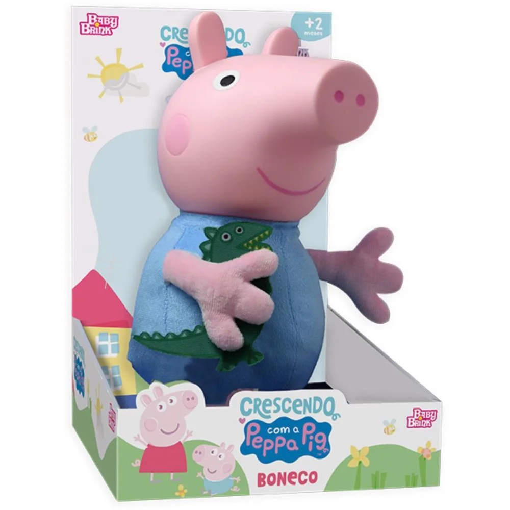 BONECO E PERSONAGEM GEORGE PIG 32CM BABY BRINK (UNIDADE) - imagem 4