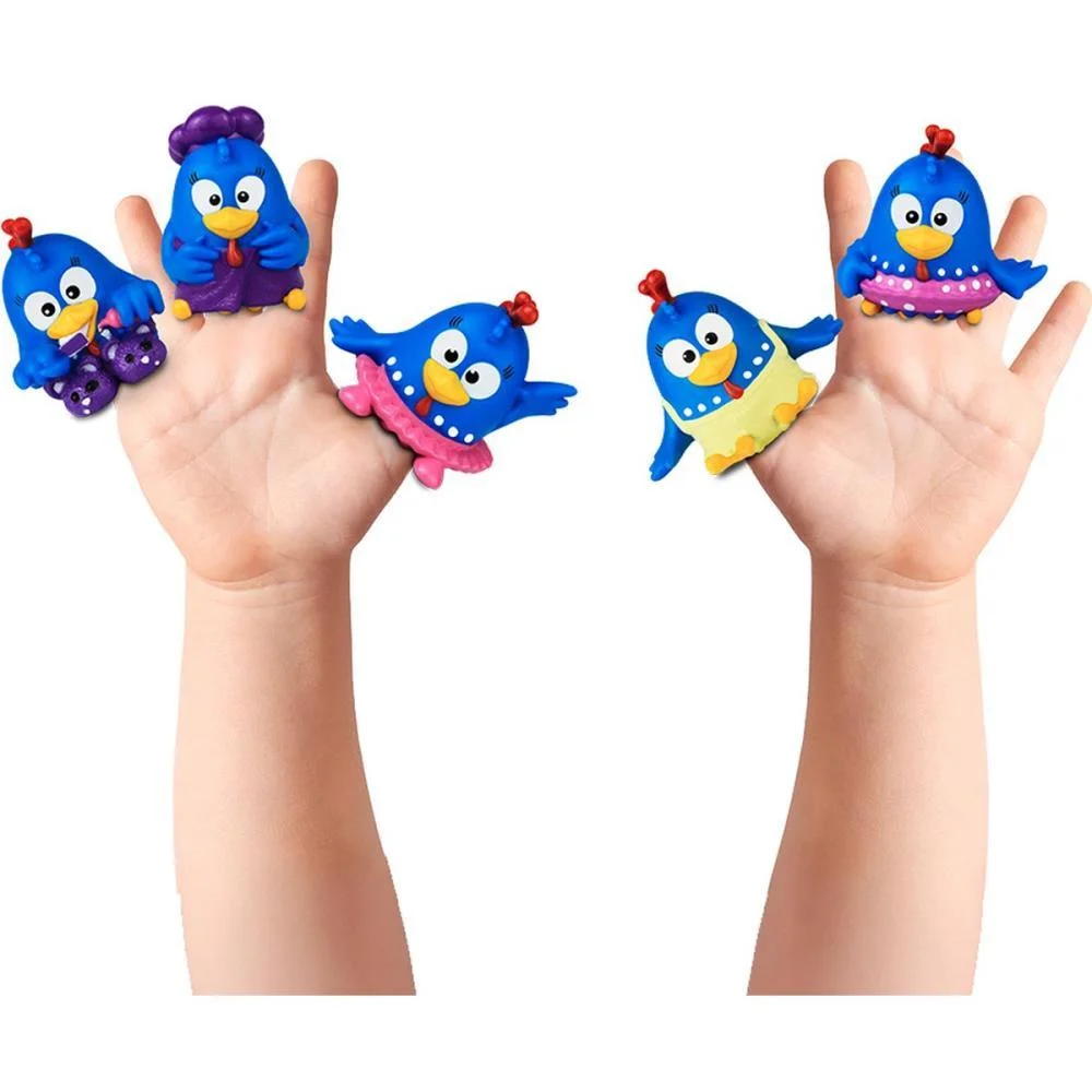 BONECO E PERSONAGEM GALINHA PINTADINHA 6CM C/5 FIG CARDOSO TOYS (UNIDADE) - imagem 3