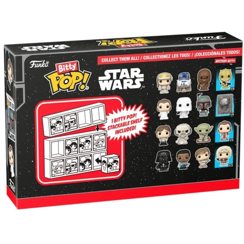 BONECO E PERSONAGEM FUNKO STAR W.LUKE,R2-D2 E CHEW CANDIDE (UNIDADE) - imagem 6