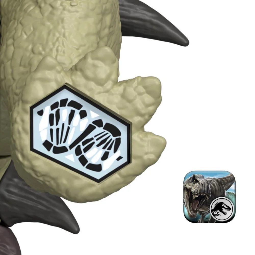 BONECO E PERSONAGEM JURASSIC WORLD EUOPLOCEPHALUS MATTEL (UNIDADE) - imagem 6