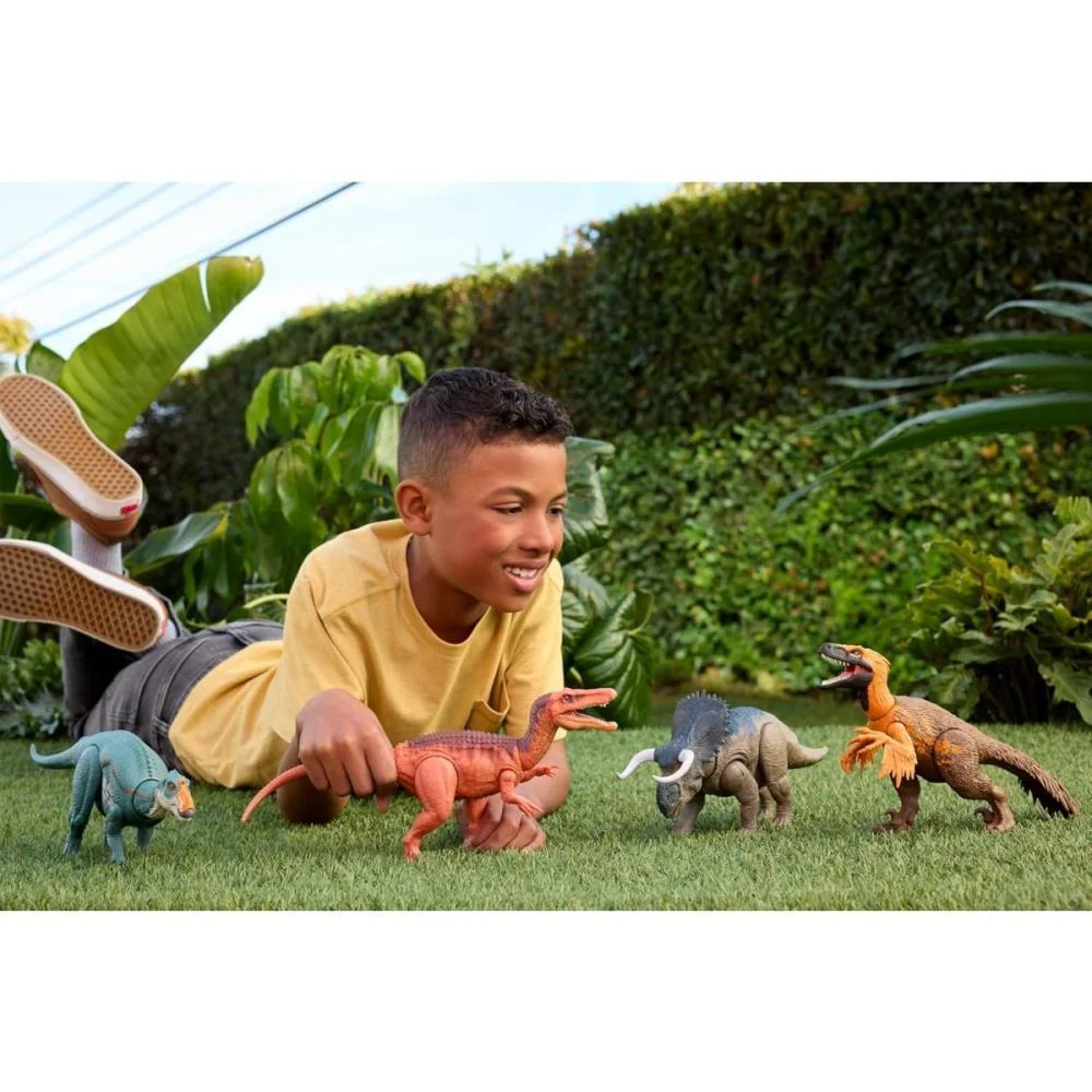 BONECO E PERSONAGEM JURASSIC WORLD EUOPLOCEPHALUS MATTEL (UNIDADE) - imagem 9