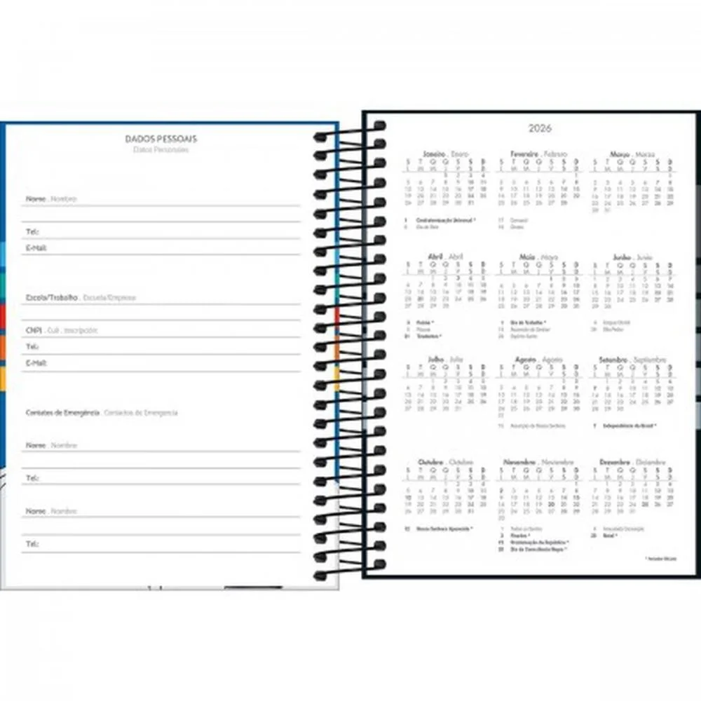 AGENDA 2026 PEPPER ESP MASC.160F 117X164 TILIBRA (PCT.C/04) - imagem 5