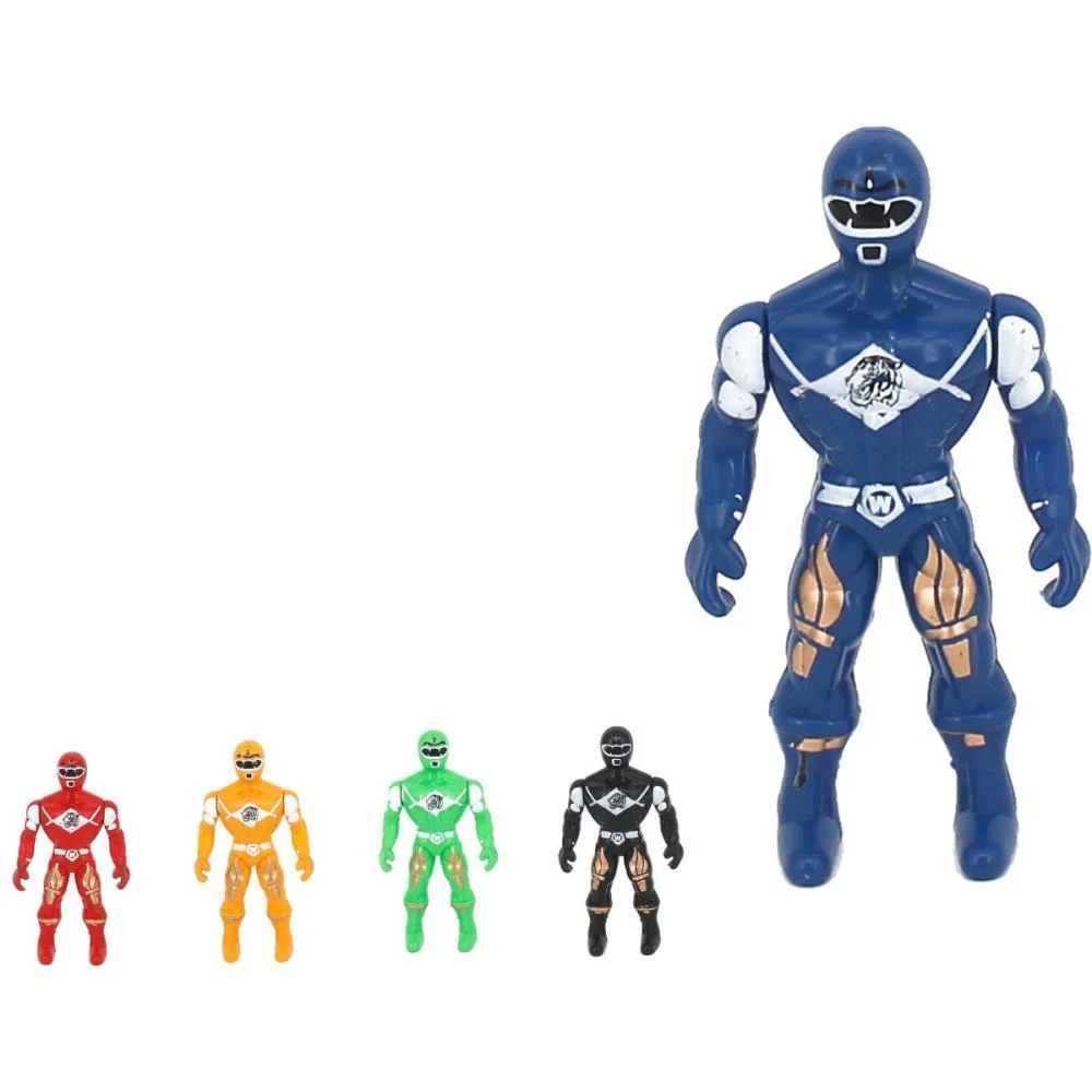 BONECO E PERSONAGEM HERO SQUAD 5 PCS WELLMIX (UNIDADE) - imagem 4