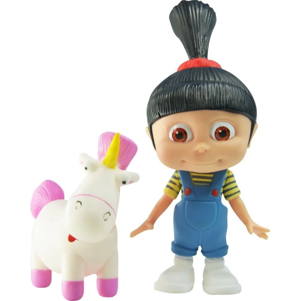 BONECO E PERSONAGEM AGNES E FLUFFY VINIL 16CM LIDER (UNIDADE) - imagem 6