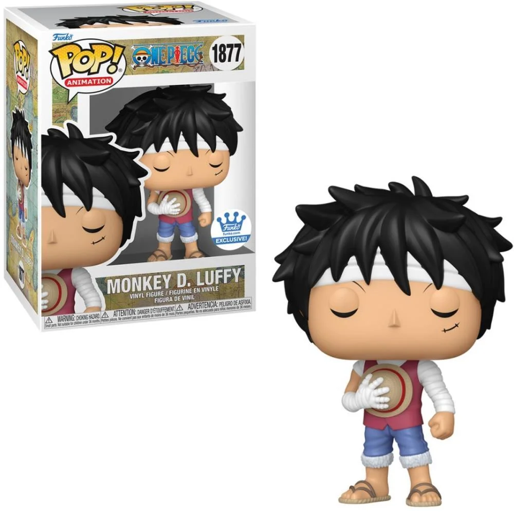 BONECO E PERSONAGEM FUNKO POP ONE PIECE LUFFY EM M CANDIDE (UNIDADE) - imagem 2