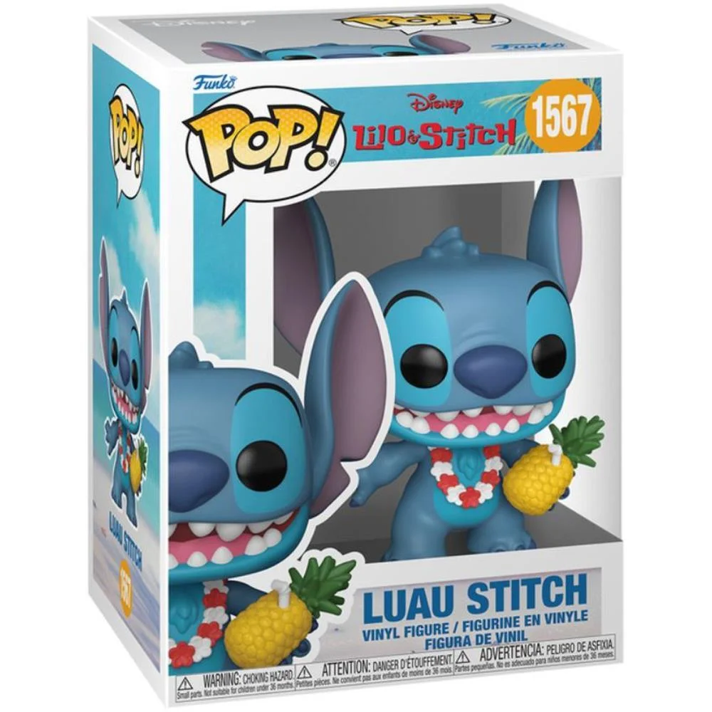 BONECO E PERSONAGEM FUNKO POP LILO E STITCH LUAU CANDIDE (UNIDADE) - imagem 4