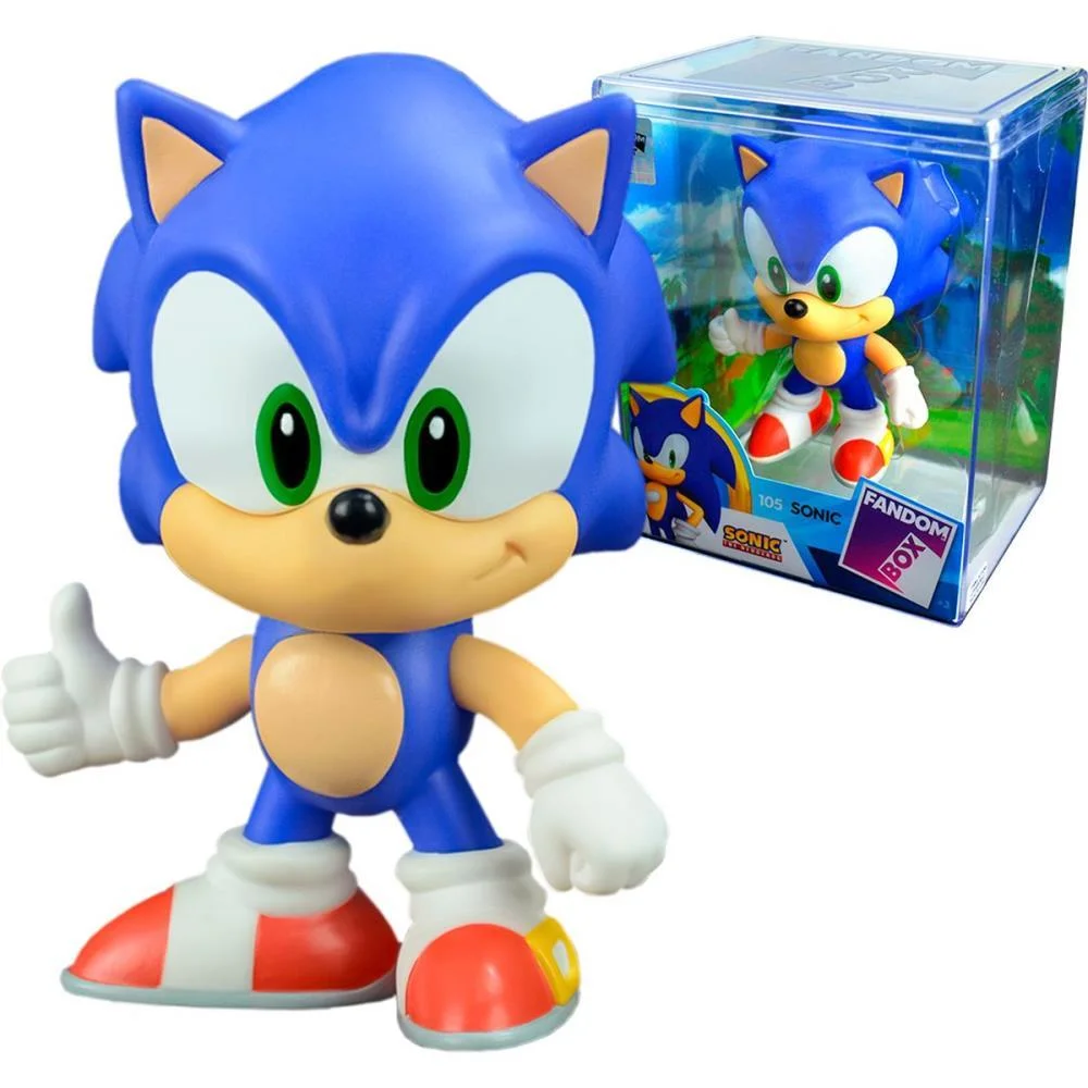 BONECO E PERSONAGEM FANDOMBOX SONIC 12CM LIDER (UNIDADE) - imagem 3