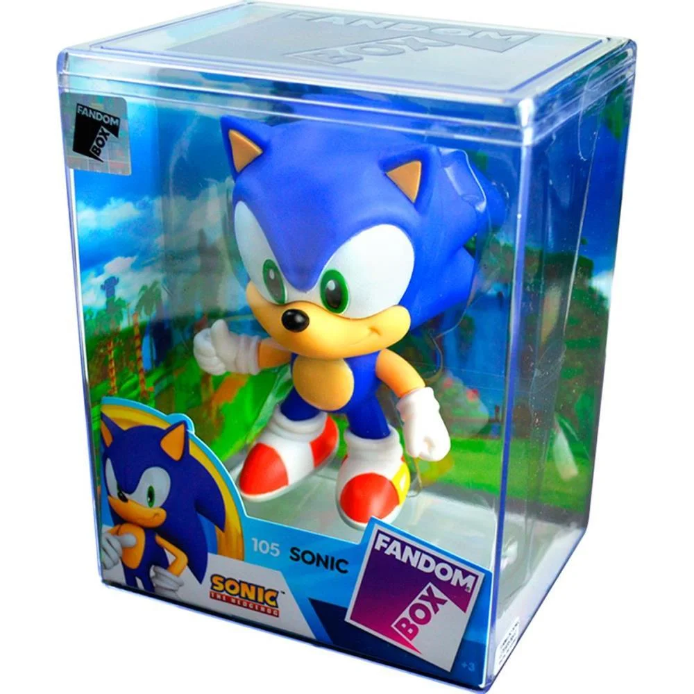 BONECO E PERSONAGEM FANDOMBOX SONIC 12CM LIDER (UNIDADE) - imagem 4