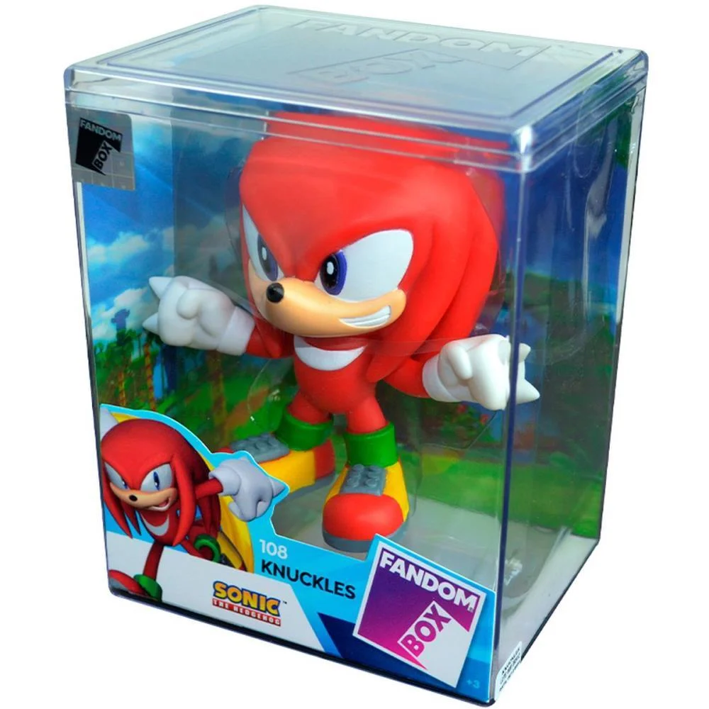 BONECO E PERSONAGEM FANDOMBOX SONIC KNUCKLES 12CM LIDER (UNIDADE) - imagem 3
