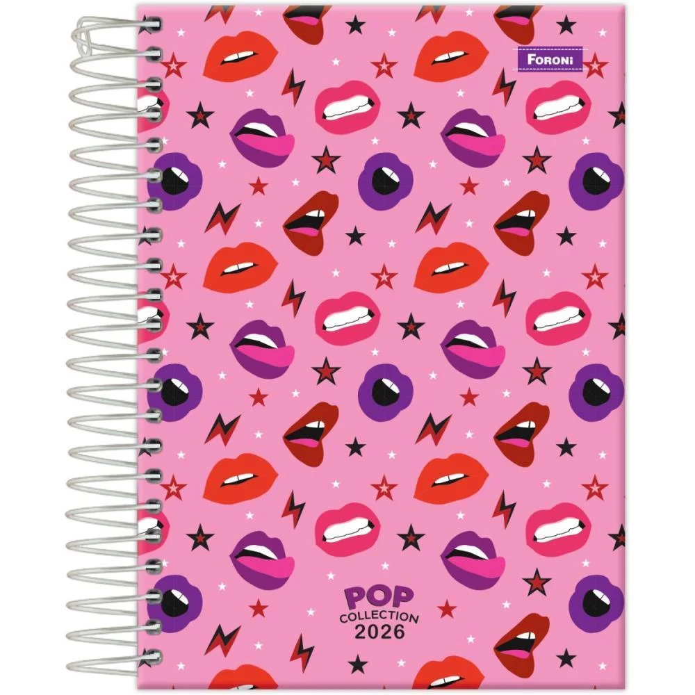 AGENDA 2026 POP COLLECTION 176F.117X164MM FORONI (PCT.C/05) - imagem 4
