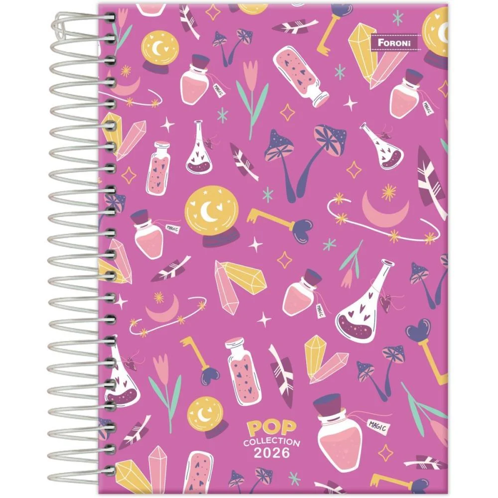 AGENDA 2026 POP COLLECTION 176F.117X164MM FORONI (PCT.C/05) - imagem 6