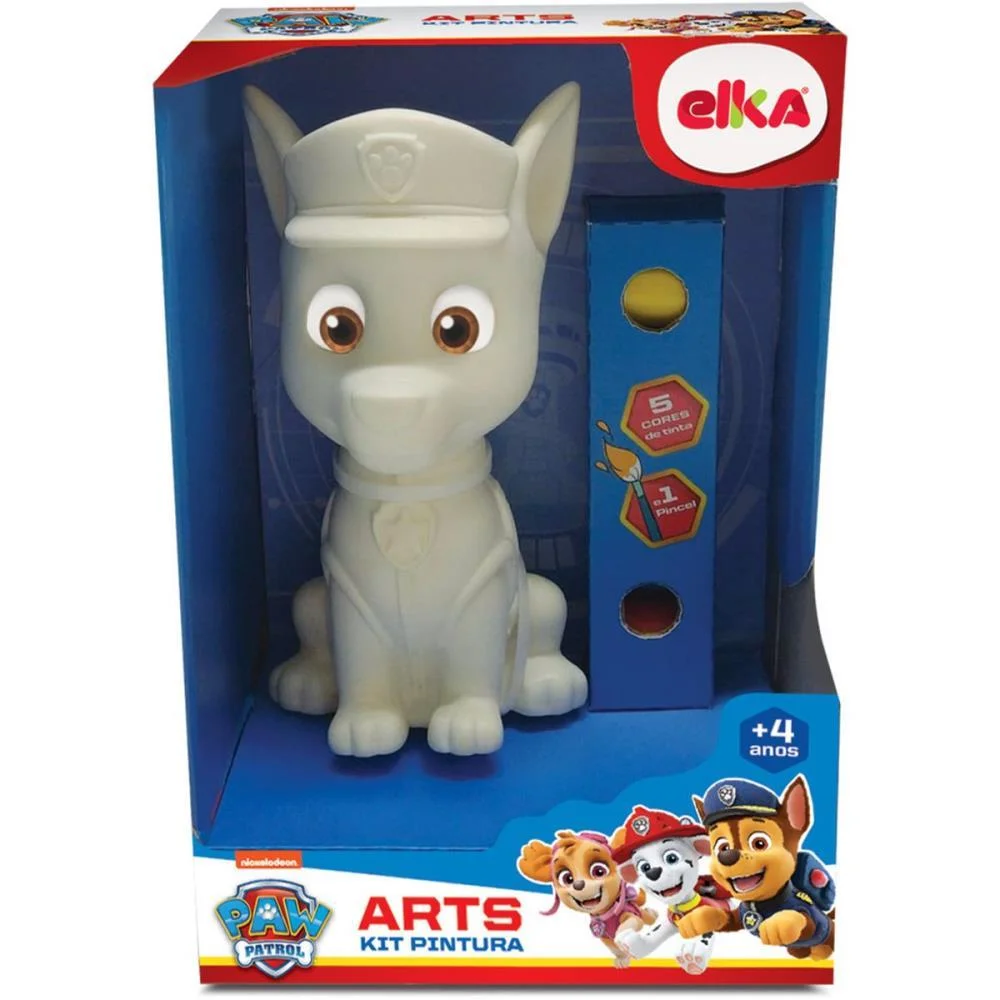 BONECO E PERSONAGEM CHASE ARTS KIT PINTURA GUACHE ELKA (UNIDADE) - imagem 5