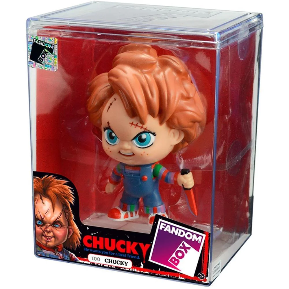 BONECO E PERSONAGEM FANDOMBOX CHUCKY 12CM LIDER (UNIDADE) - imagem 3