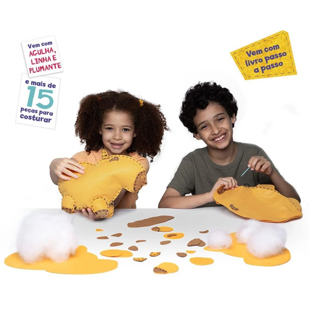 LIVRO BRINQUEDO ILUSTRADO CAPIVARA BONECO DE FELTRO TOYSTER (UNIDADE) - imagem 4