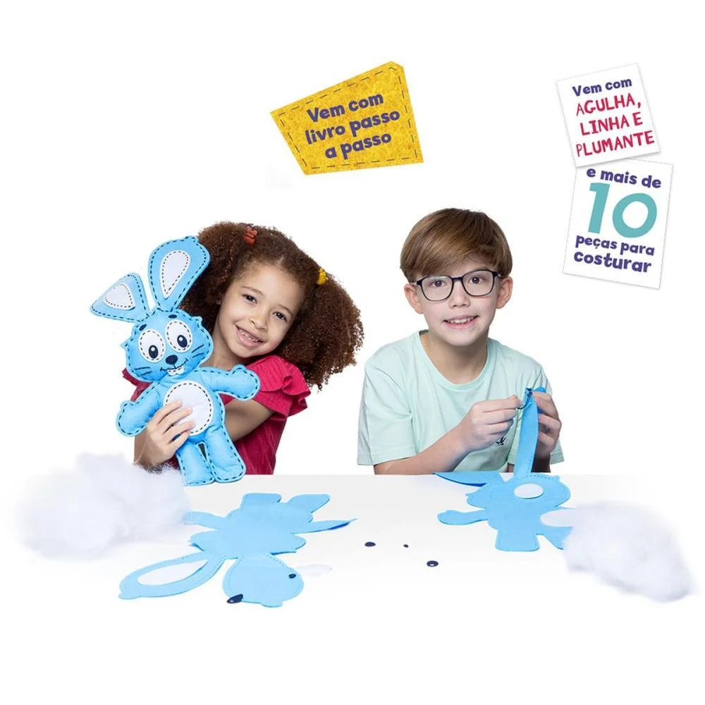 LIVRO BRINQUEDO ILUSTRADO SANSAO BONECO DE FELTRO TOYSTER (UNIDADE) - imagem 4