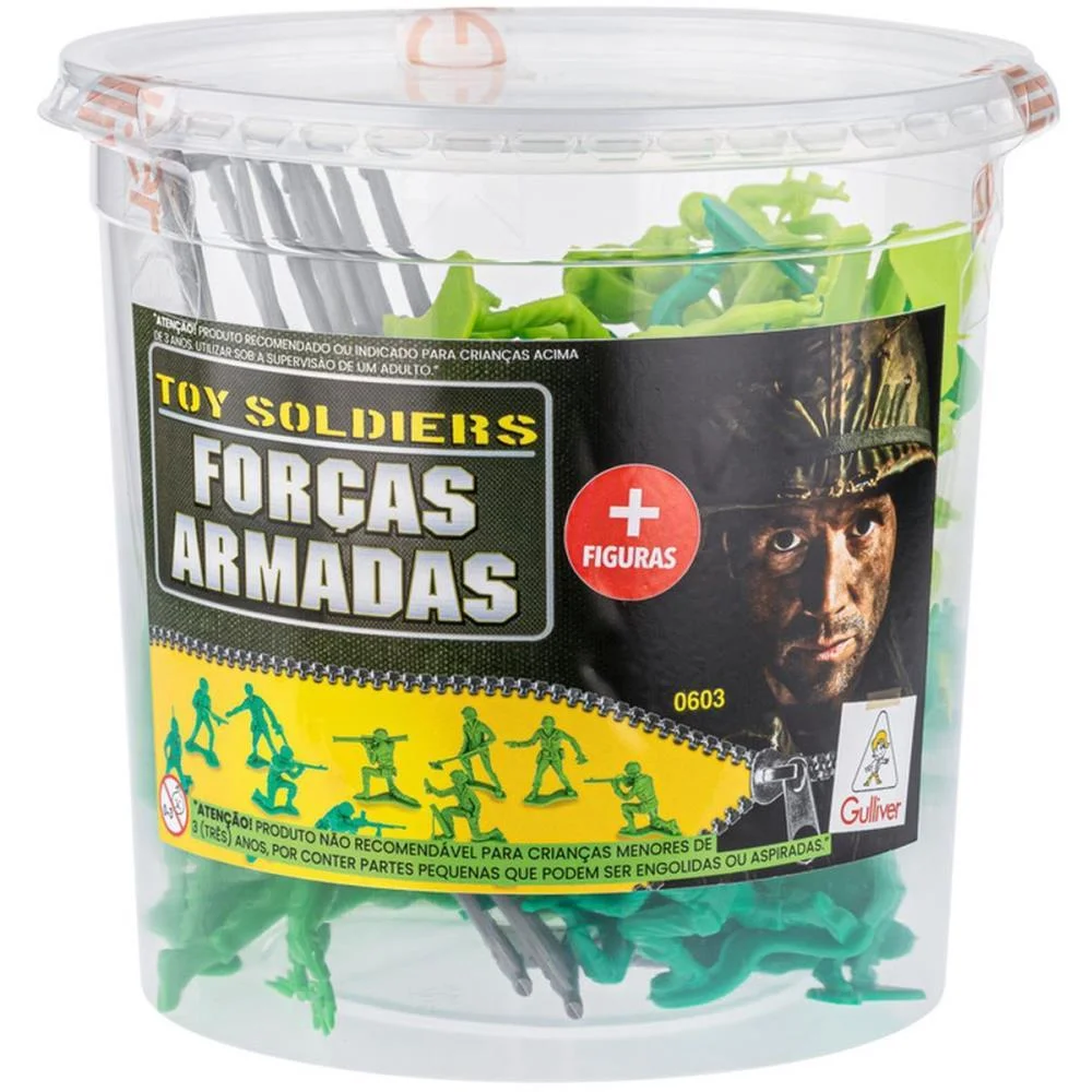 MINIATURA COLECIONAVEL FORCAS ARMADAS BRASIL. 58 PÇS GULLIVER (BALDE) - imagem 3