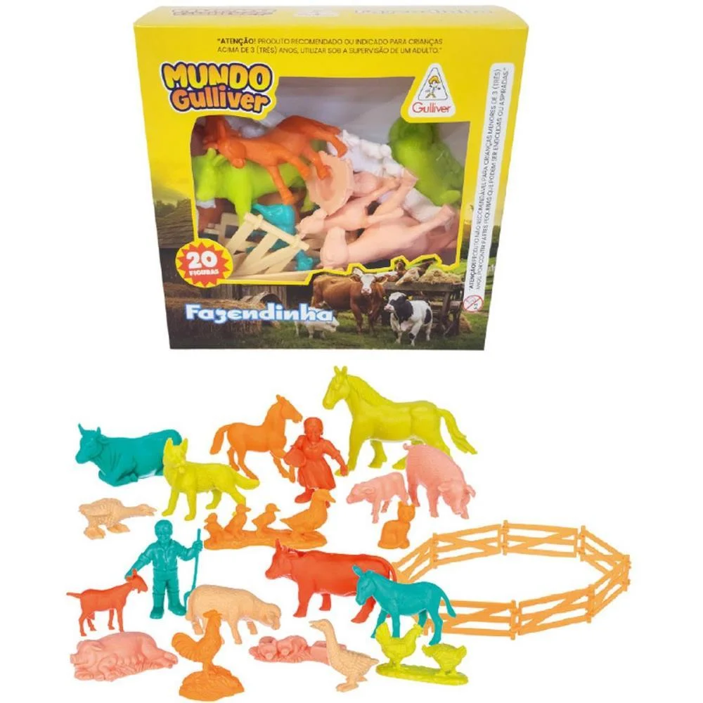 MINIATURA COLECIONAVEL FAZENDINHA C/20 FIGU. E CERCAS GULLIVER (UNIDADE) - imagem 5