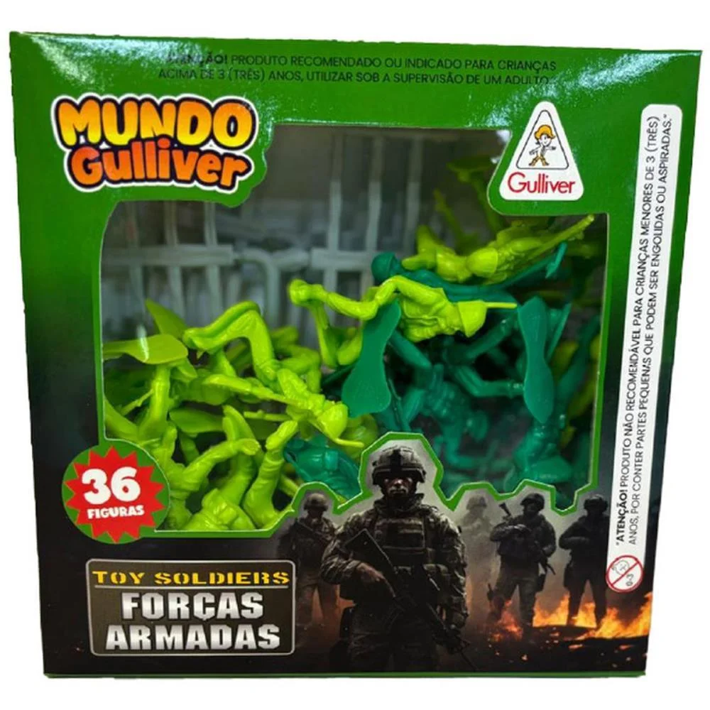 MINIATURA COLECIONAVEL SOLD.BRASILEIROS 36FIG.E CERCA GULLIVER (UNIDADE) - imagem 4