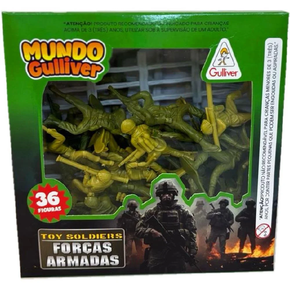 MINIATURA COLECIONAVEL SOLD.AMERICANOS 36FIG.E CERCAS GULLIVER (UNIDADE) - imagem 4