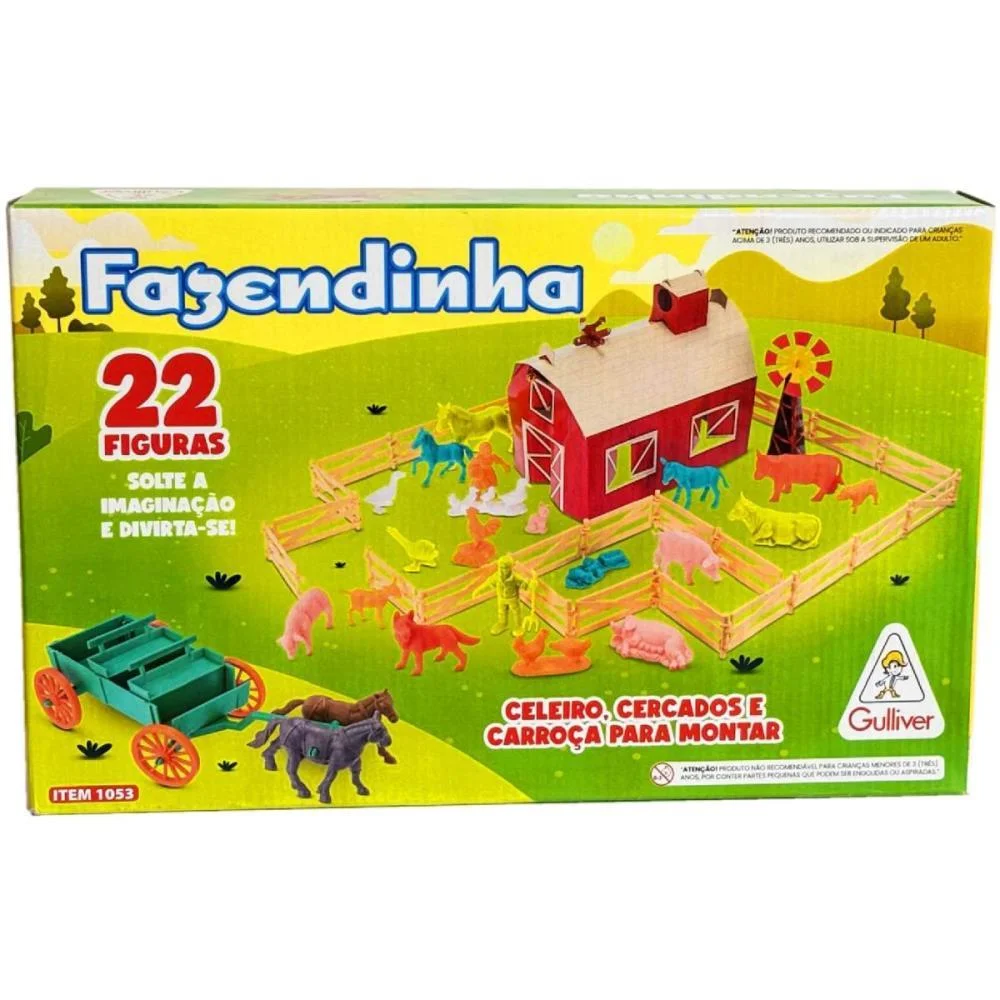 MINIATURA COLECIONAVEL FAZENDINHA PLAYSET 22FIG.CERCA GULLIVER (UNIDADE) - imagem 4