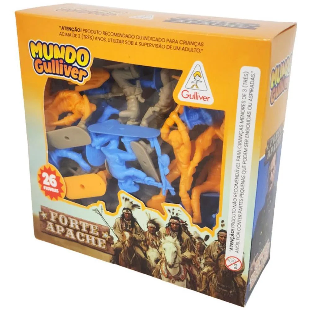 MINIATURA COLECIONAVEL FORTE APACHE COWBOY 24FIG.2CAV GULLIVER (UNIDADE) - imagem 4
