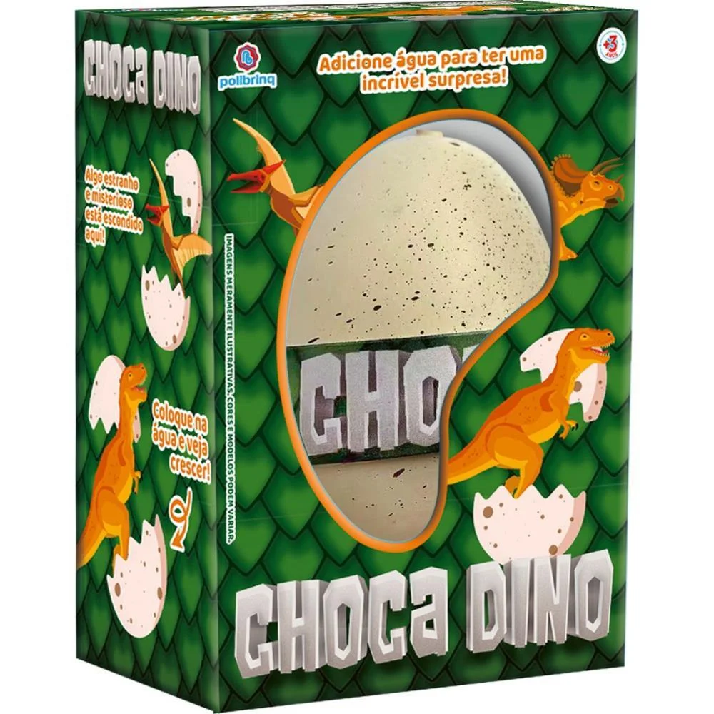 DINOSSAURO OVO SURPRESA CHOCA DINO (S) POLIBRINQ (DP.C/12) - imagem 4
