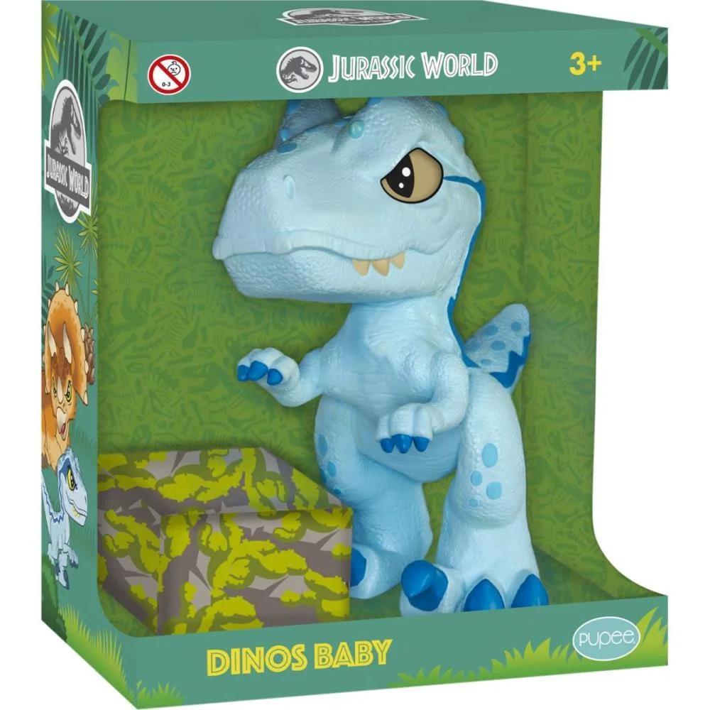 DINOSSAURO JURASSIC WORLD BLUE 25CM PUPEE BRINQUEDOS (UNIDADE) - imagem 4