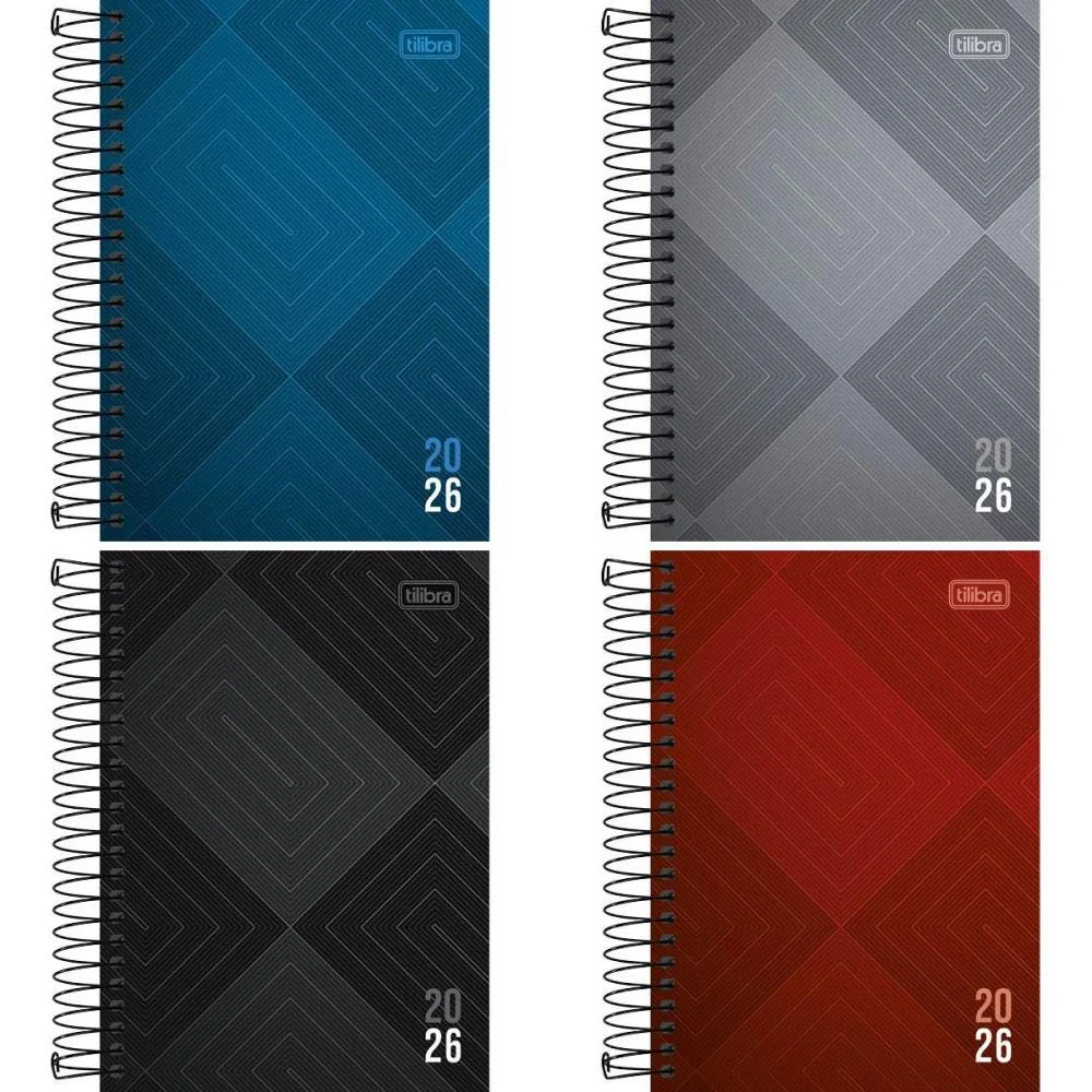 AGENDA 2026 ZIP CD ESP 176FLS 129X187MM TILIBRA (PCT.C/05) - imagem 2