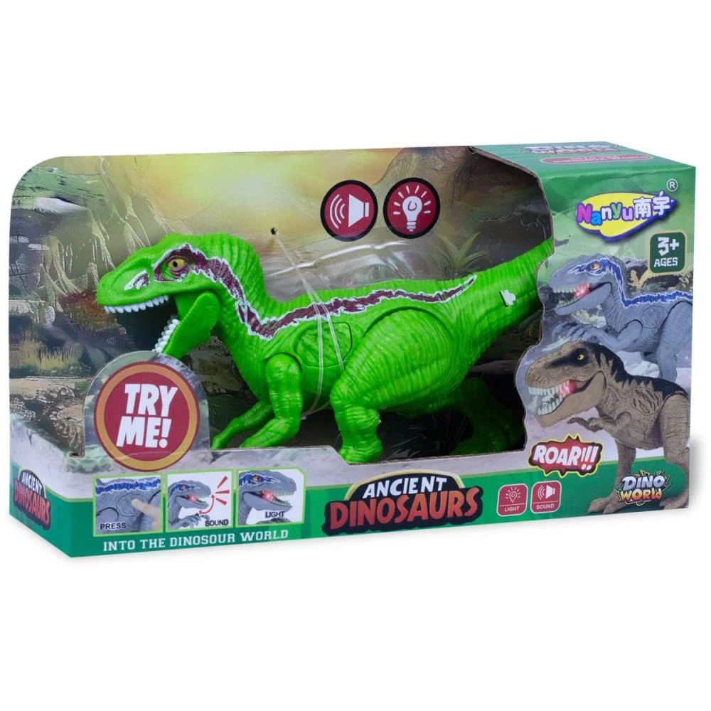 DINOSSAURO RAPTOR C/SOM E LUZ 21,5X12CM ( BEE TOYS (UNIDADE) - imagem 3