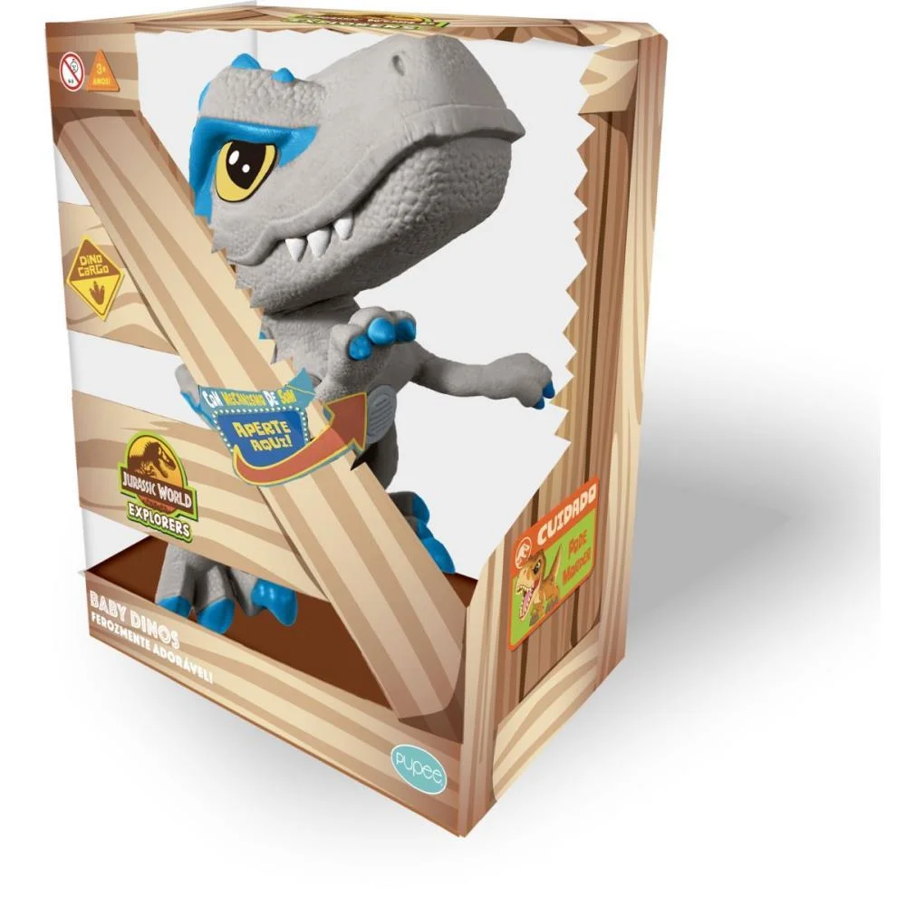 DINOSSAURO JURASSIC WORLD BLUE C/SONS PUPEE BRINQUEDOS (UNIDADE) - imagem 5