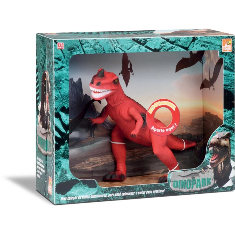 DINOSSAURO TIRANOSSAURO REX C/SOM (S) BEE TOYS (UNIDADE) - imagem 4