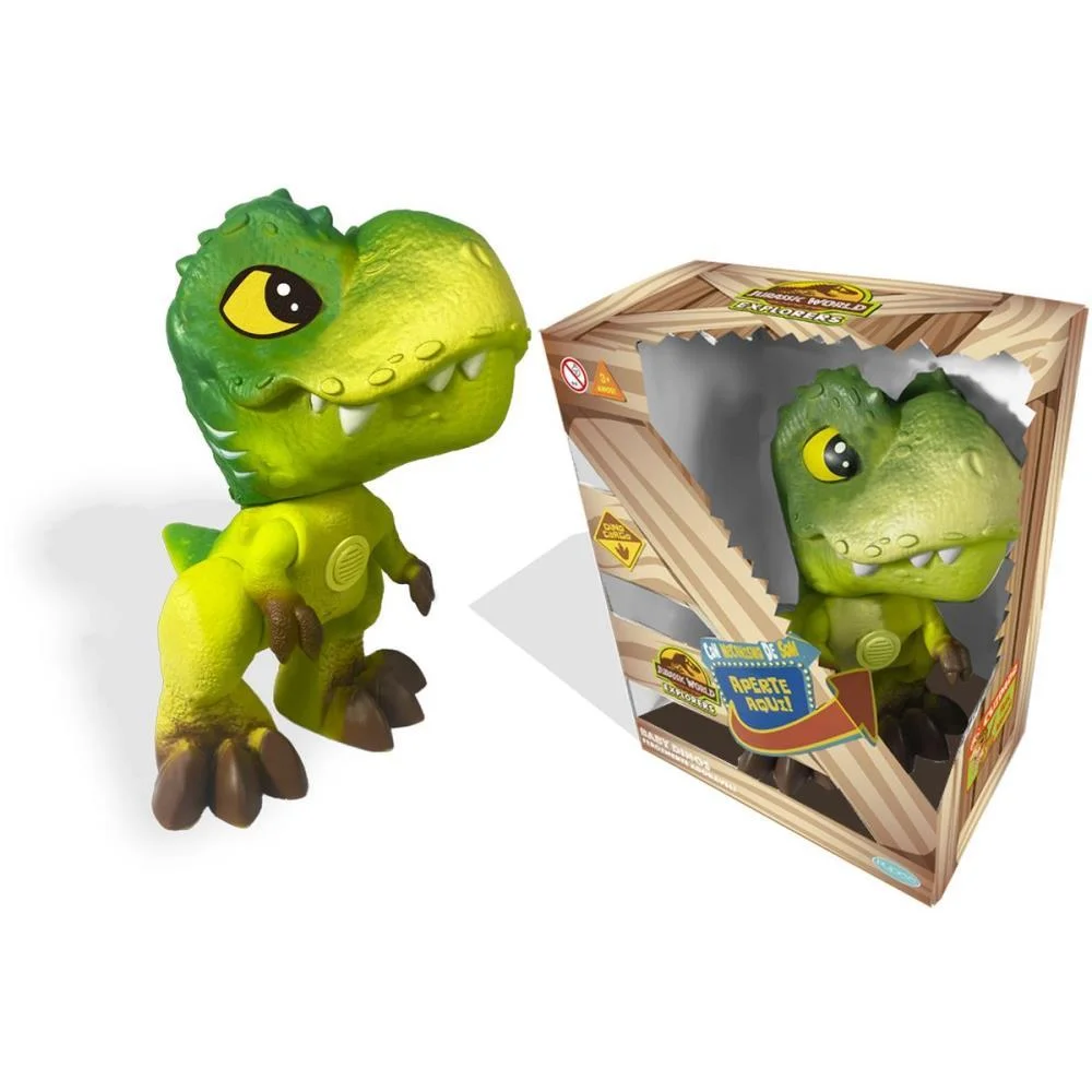 DINOSSAURO JURASSIC WORLD T-REX C/SONS PUPEE BRINQUEDOS (UNIDADE) - imagem 4
