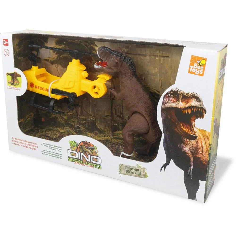 DINOSSAURO DINO ADVENTURE REX 27CM BEE TOYS (UNIDADE) - imagem 5