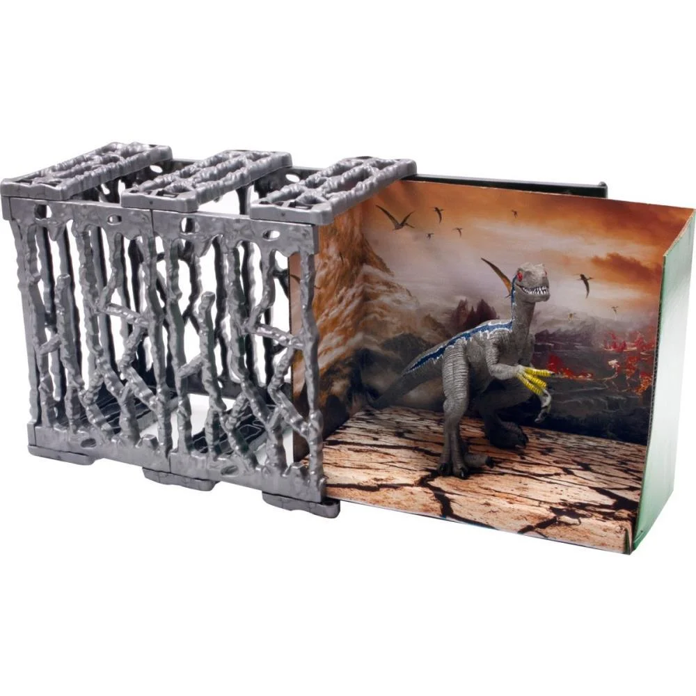 DINOSSAURO DINO NA JAULA C/MOVIMENTO PICA PAU (UNIDADE) - imagem 5