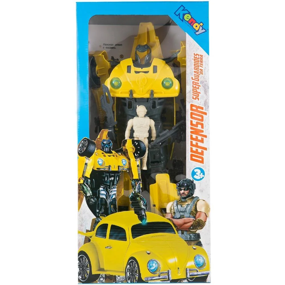 ROBO GUARDIOES DA TERRA 21X10X44CM KENDY BRINQUEDOS (UNIDADE) - imagem 7