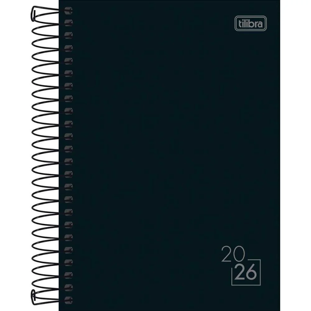 AGENDA 2026 SPICE ESP PRETA 160F 140X200MM TILIBRA (PCT.C/05) - imagem 6